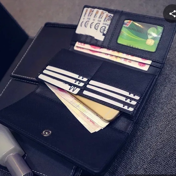 Faux Leather, Studded Wallet - Picture 2 of 10